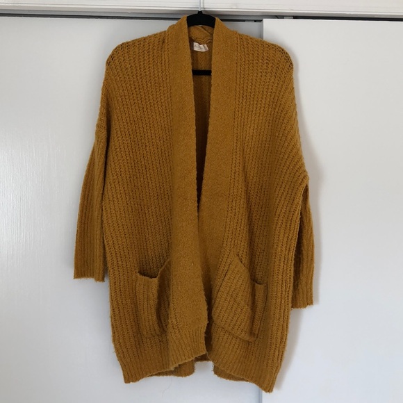 Altar’d State Mustard Poppy Cardigan - Picture 2 of 3